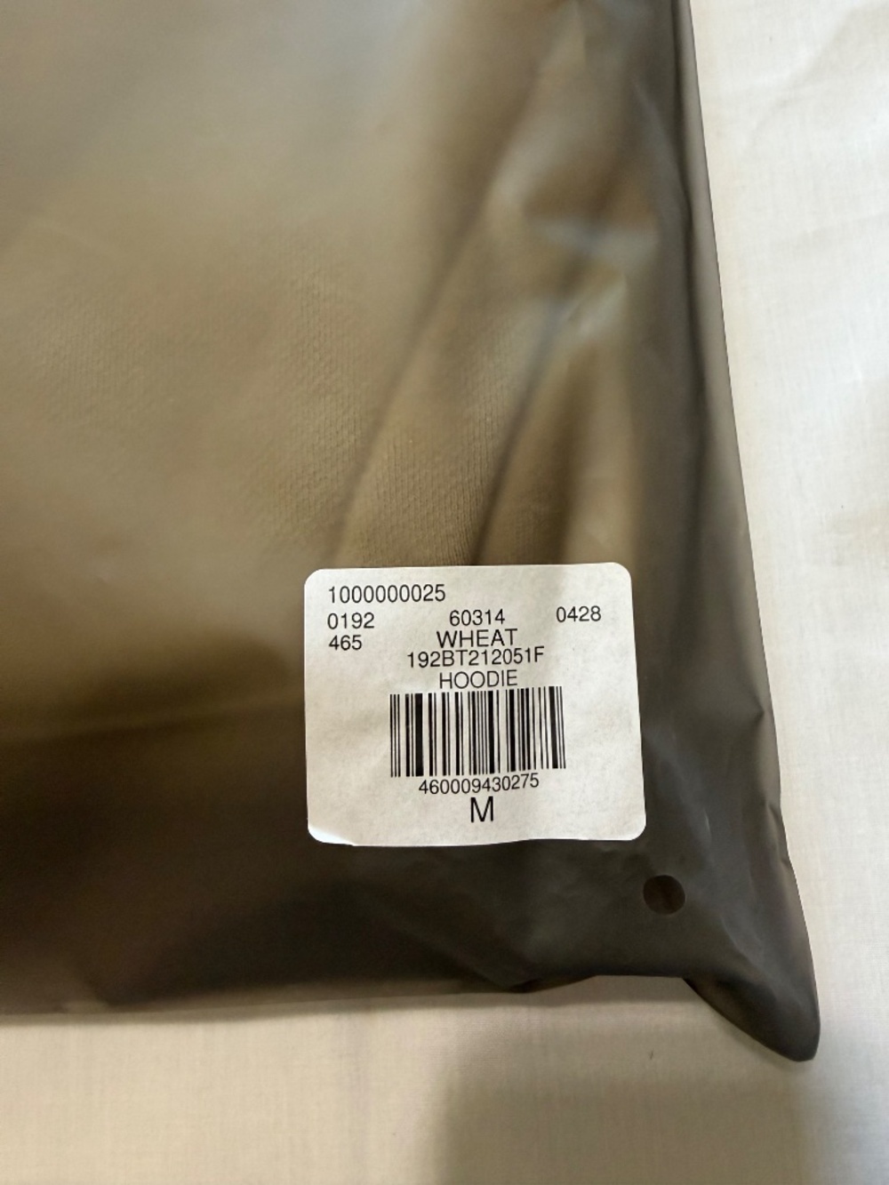 Fear of God Essentials 1977 Hoodie Wheat Color Way Brand New Mens Medium - Picture 4 of 14